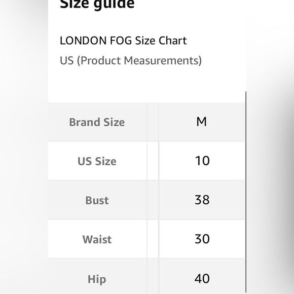 LONDON FOG 3/4 Length Double Breasted Trench Coat Size Medium - Picture 16 of 16